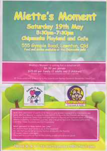 Flyer For Miette's Moment