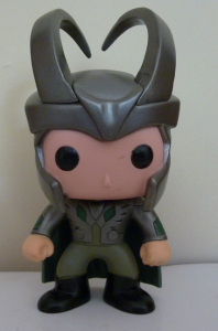 At first glance this picture has no relation to this post, but the figure was a gift from the writer's wife. Squee, Loki!