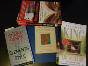 A small collection of writing books