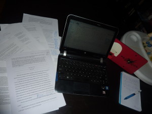 If you look closely enough you can see the duct tape holding my laptop together ;p