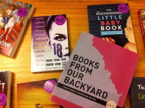 I'm quite amused that one of the books beside 18 was about babies considering I'd left my 6 week old at home to attend the launch